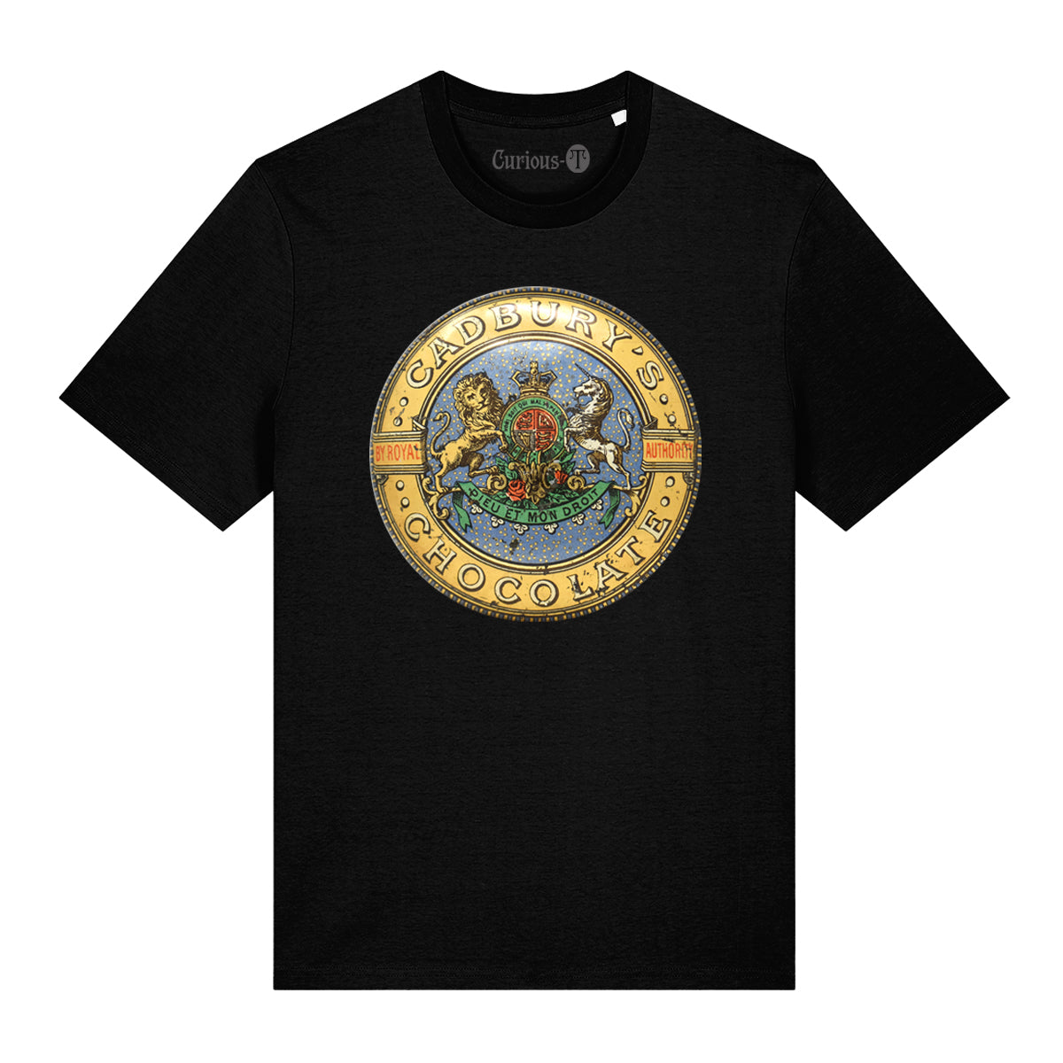 1890's Chocolate Shop Tin T-shirt Black