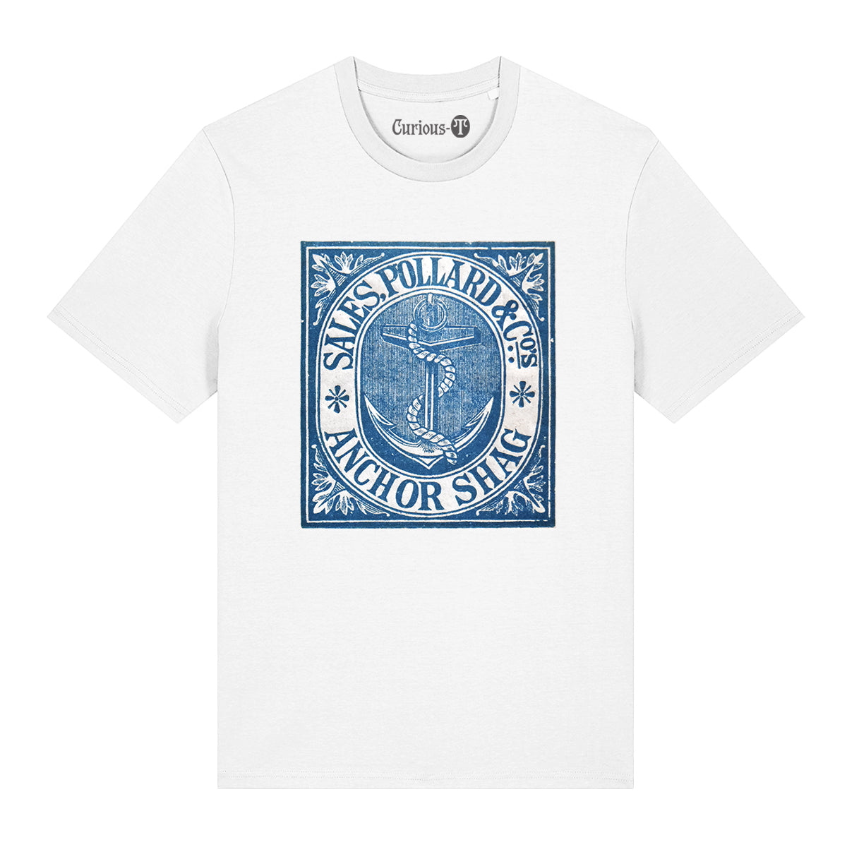 Anchor shag tobacco label T-shirt White