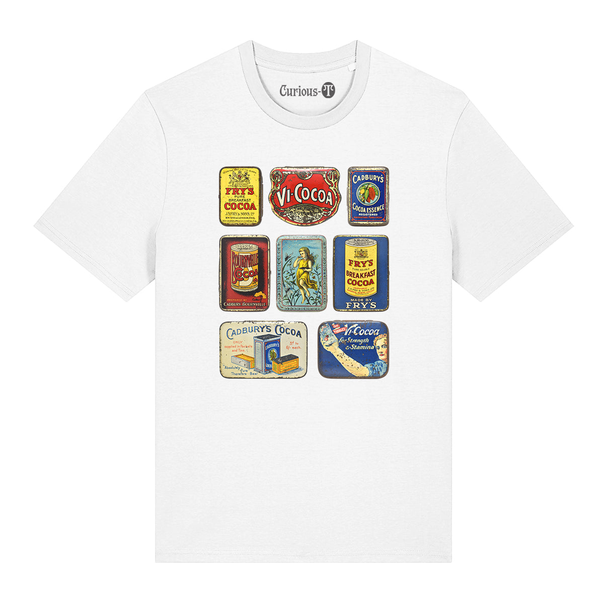Cocoa Sample Tins T-shirt White
