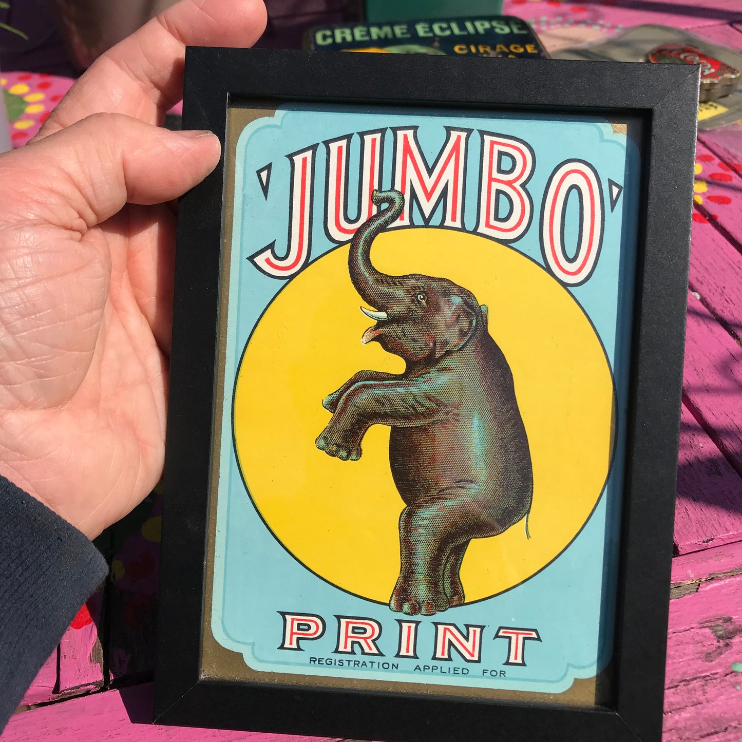 Jumbo Label T-shirt Black