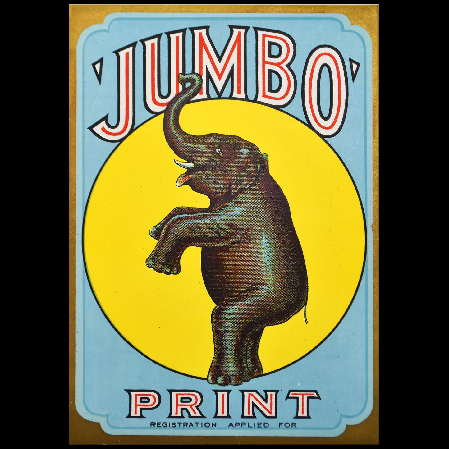 Jumbo Label T-shirt Black