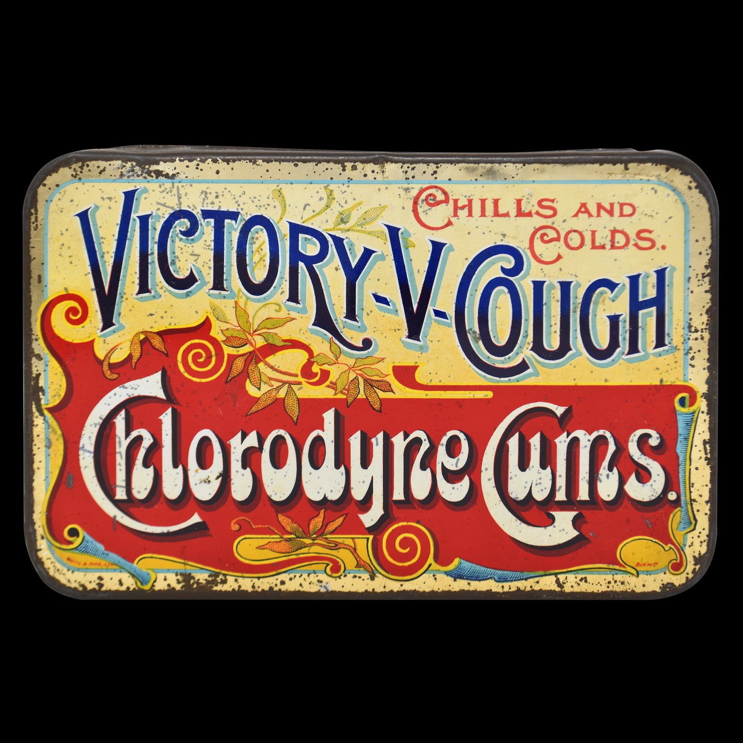 Victory-V-Cough Chrorodyne Gums T-Shirt Black